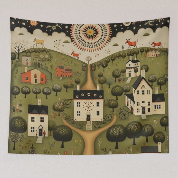 Item preview, Rural Community American Folk Art designed and sold by dcrc.