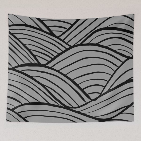 Item preview, Dark Gray Brush Abstract Pattern. designed and sold by ARichArts.