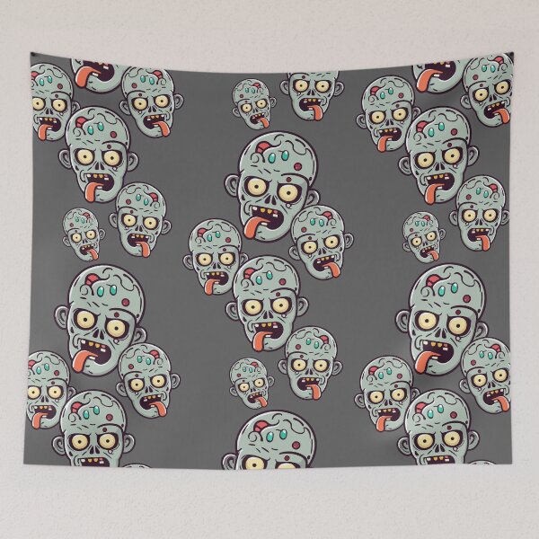 Item preview,  Zombie face, zombie pattern designed and sold by kreafox.
