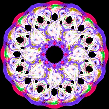 Artwork thumbnail, Multicolor mandala by Meo Design