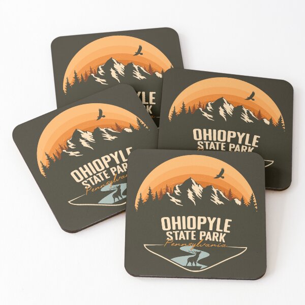 Item preview, Ohiopyle State Park Pennsylvania - PA Retro Vintage Badge designed and sold by mountainfad.