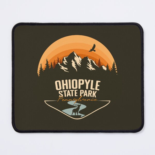 Item preview, Ohiopyle State Park Pennsylvania - PA Retro Vintage Badge designed and sold by mountainfad.