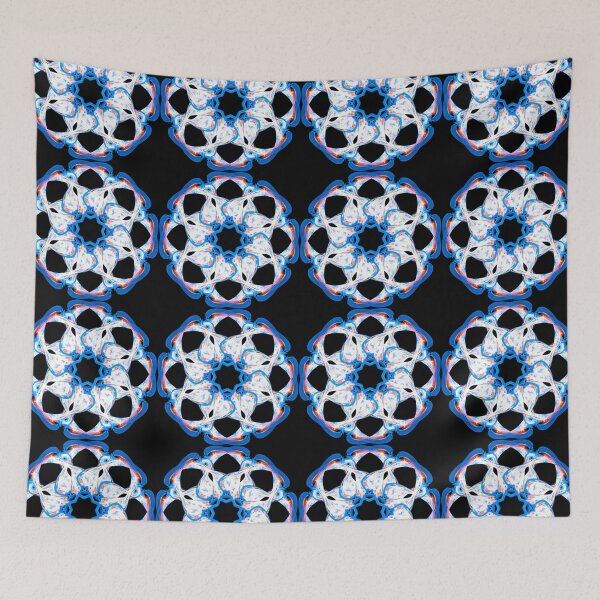 Item preview, blue mandala designed and sold by Meo Design.