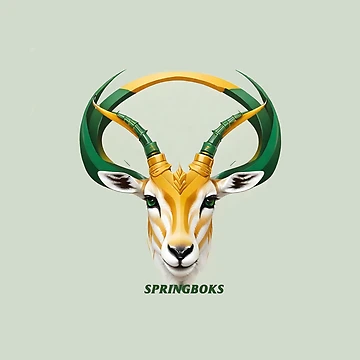 Artwork thumbnail, Springboks- Rugby by MegDexShop