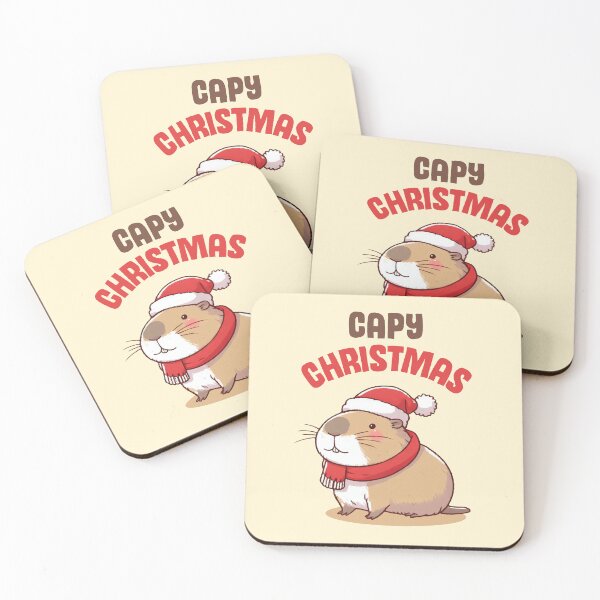 Item preview, Capy Christmas Cute Capybara  designed and sold by KAI-Studio.
