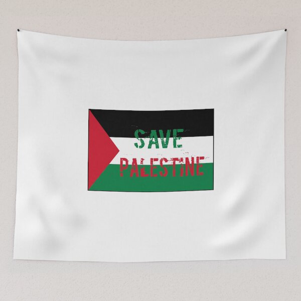 Item preview, Save Palestine Flag designed and sold by AJ  Liber.