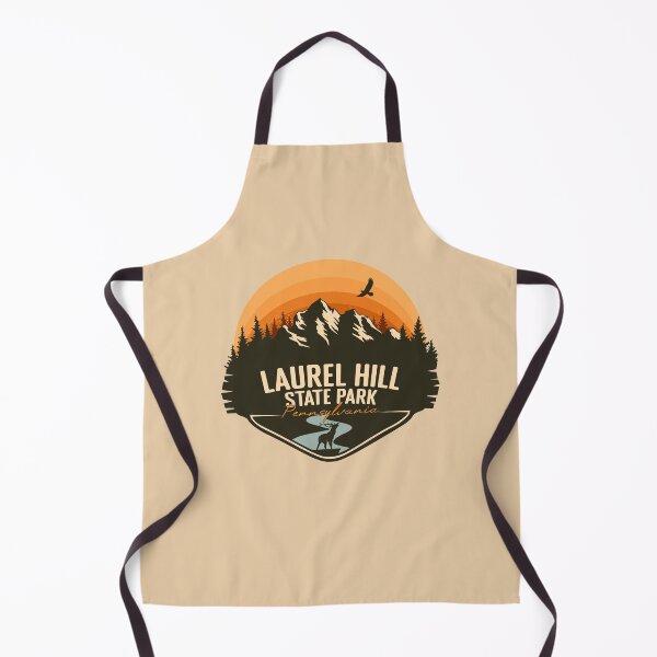 Item preview, Laurel Hill State Park Pennsylvania - PA Retro Vintage Badge designed and sold by mountainfad.