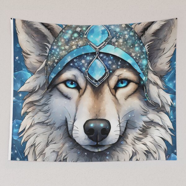Item preview, Blue Wolfdog designed and sold by ishitastore08.