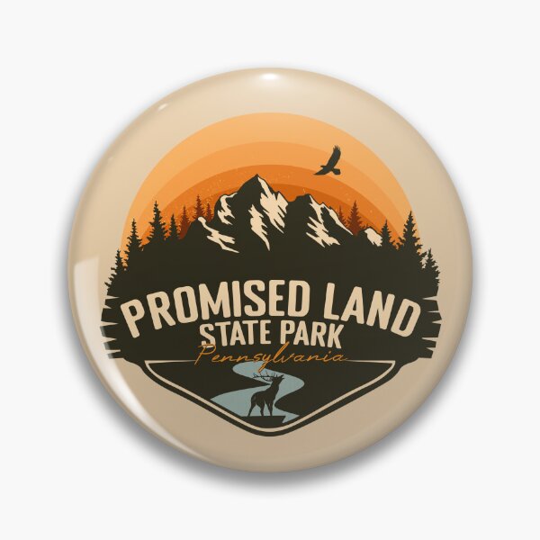 Artikelvorschau, Promised Land State Park Pennsylvania - PA Retro Vintage Abzeichen entworfen und verkauft von mountainfad.