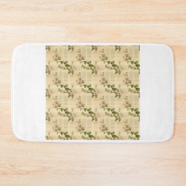 Item preview, Green Orchid Vintage Herbarium Page in Sepia Tones designed and sold by BloomPattern.