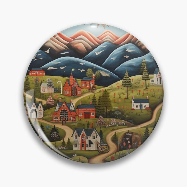 Item preview, Mountain Community American Folk Art designed and sold by dcrc.