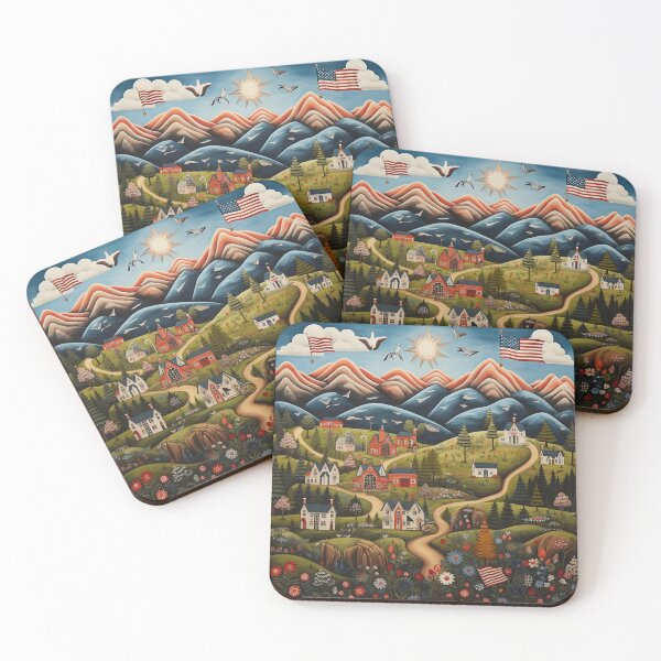 Item preview, Mountain Community American Folk Art designed and sold by dcrc.