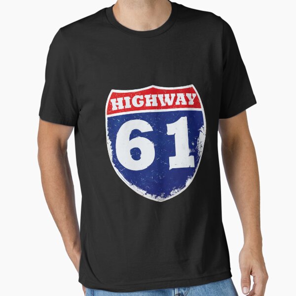 Vista previa del artículo con la obra «Highway 61 Revisited», diseñado y vendido por NostalgiCon.