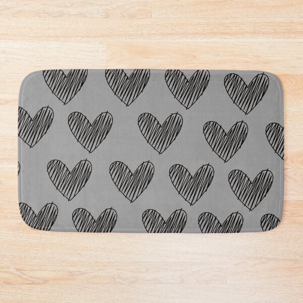 Item preview, Dark Gray Harts Pattern. designed and sold by ARichArts.