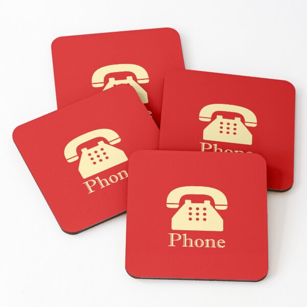 Item preview, Retro Push Button Telephone Symbol designed and sold by Jeallan Designs.