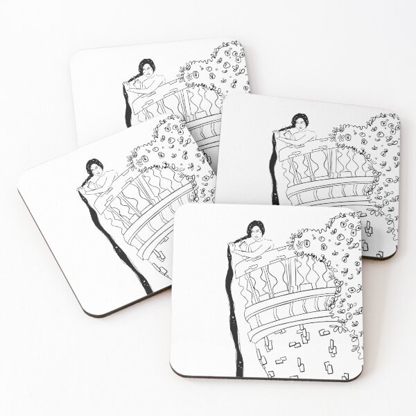 Item preview, Illustration of an inspiring woman - Chateau Noir designed and sold by Michouprint.
