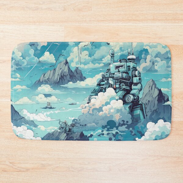 Item preview, Robots: Teal designed and sold by Pedra Panda.