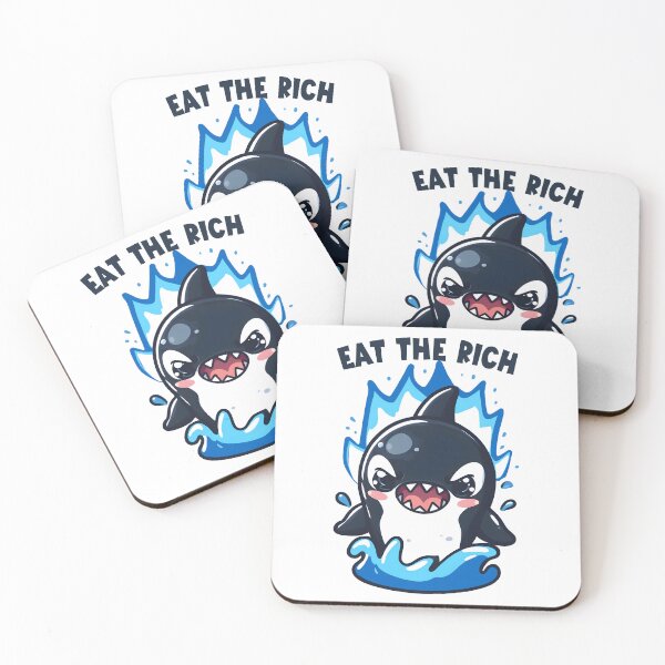 Item preview, Eat The Rich Orca, Sink The Rich, Killer Whale, Funny Orca  designed and sold by Porcupine Tees ⭐⭐⭐⭐⭐.