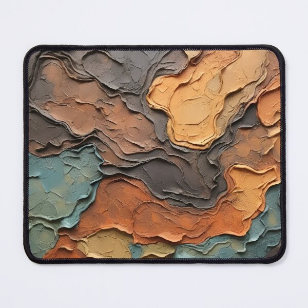 Item preview, Textural abstract art with earthtones designed and sold by dcrc.