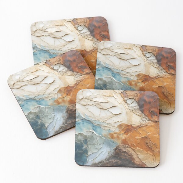 Item preview, textural abstract art with earthtones designed and sold by dcrc.