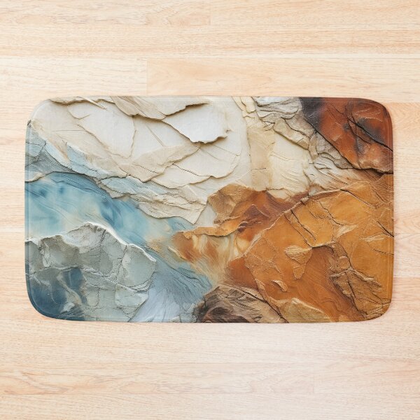 Item preview, textural abstract art with earthtones designed and sold by dcrc.