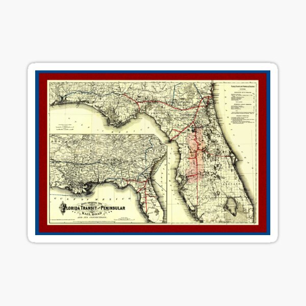 Item preview, Florida Transit and Peninsular Railroad 1882 designed and sold by Chuck Mountain.