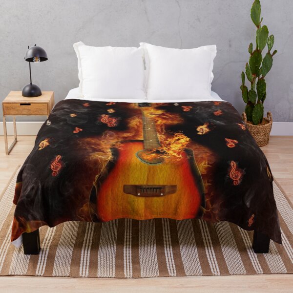 Item preview, SMOKING HOT GUITAR designed and sold by johnnyssandart.