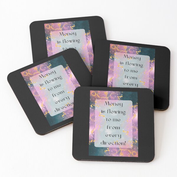 Item preview, Money Is Flowing to Me from Every Direction Affirmation designed and sold by What Your Mind Needs.