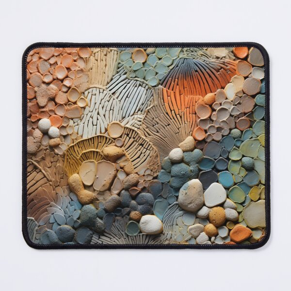 Item preview, textural abstract art with earthtones designed and sold by dcrc.