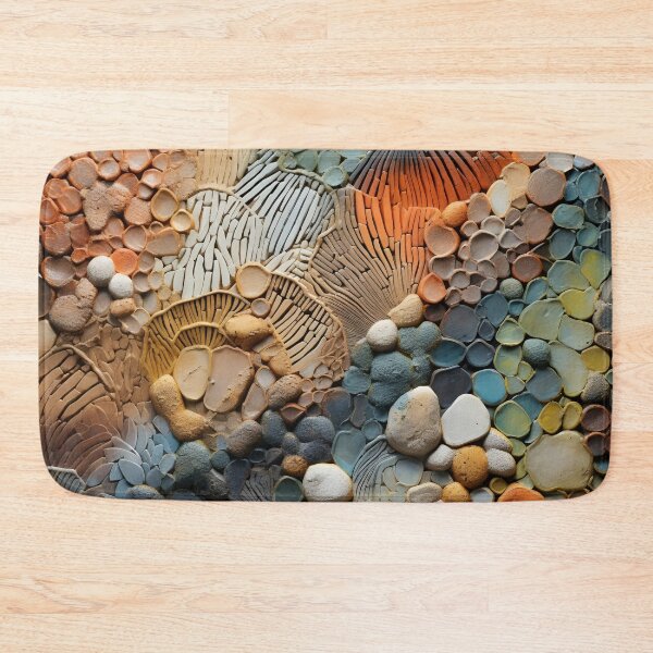 Item preview, textural abstract art with earthtones designed and sold by dcrc.