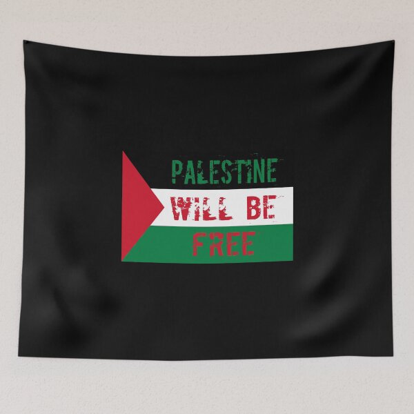 Item preview, Palestine will be Free Artwork Flag designed and sold by AJ  Liber.