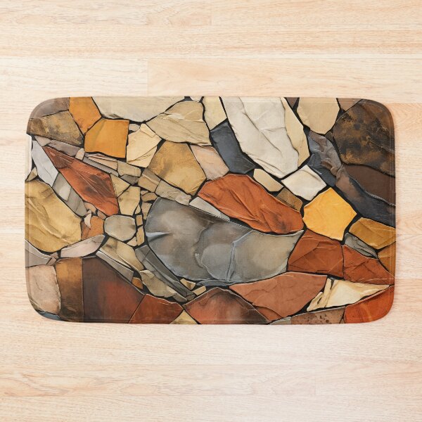 Item preview, textural abstract art with earthtones designed and sold by dcrc.