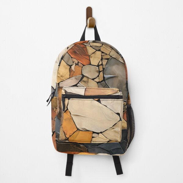 Item preview, textural abstract art with earthtones designed and sold by dcrc.