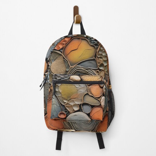 Item preview, textural abstract art with earthtones designed and sold by dcrc.