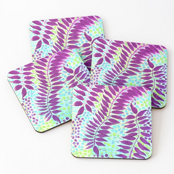 Item preview, Radiant Leaves - Violet Blue designed and sold by BlueZenStudio.