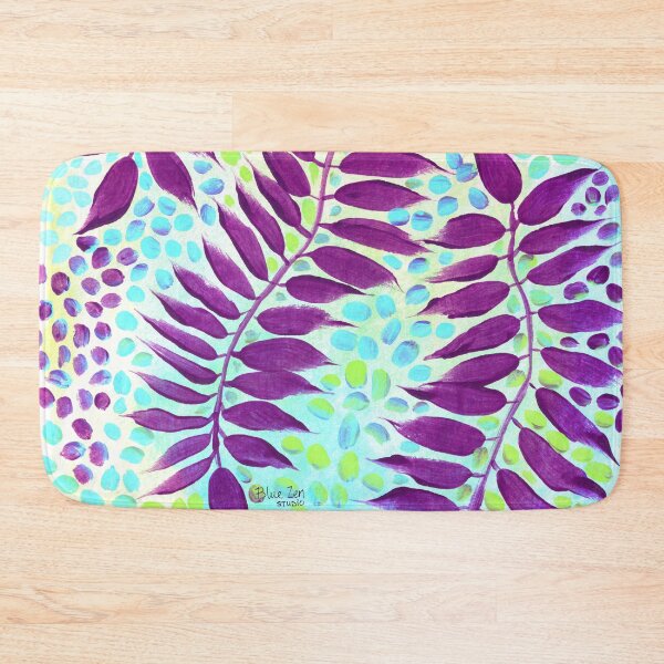 Item preview, Radiant Leaves - Violet Blue designed and sold by BlueZenStudio.