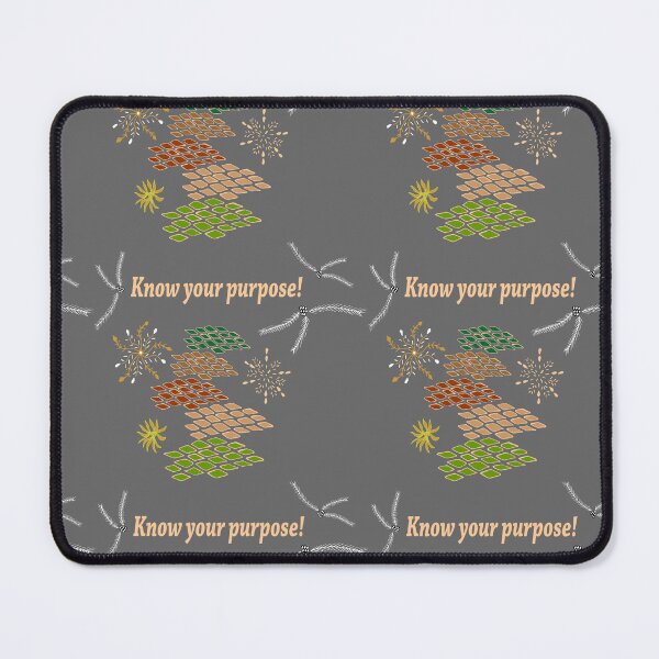 Item preview, Know your purpose - grey and light orange designed and sold by SerahO.