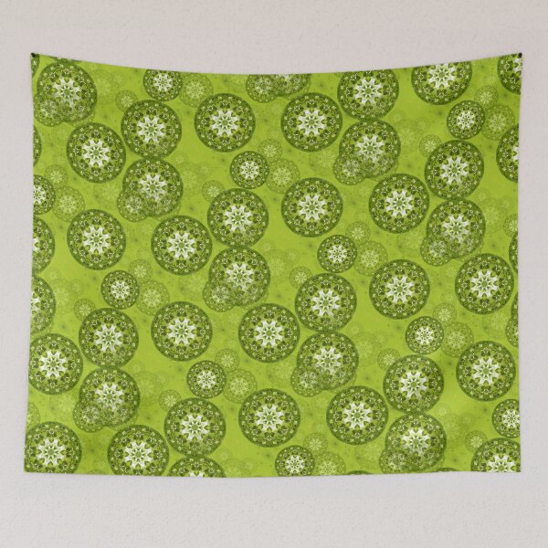 Item preview, Mandala green, beech leaves designed and sold by VictoriaBonn.