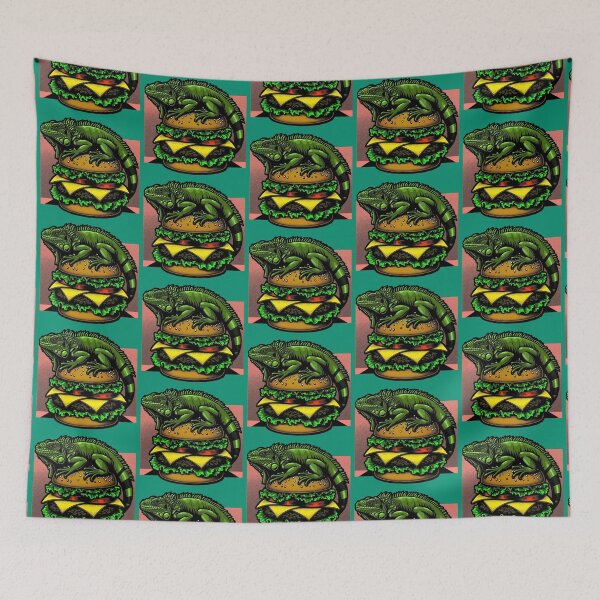 Item preview, Iguana Cheeseburger designed and sold by PopcultureModa.