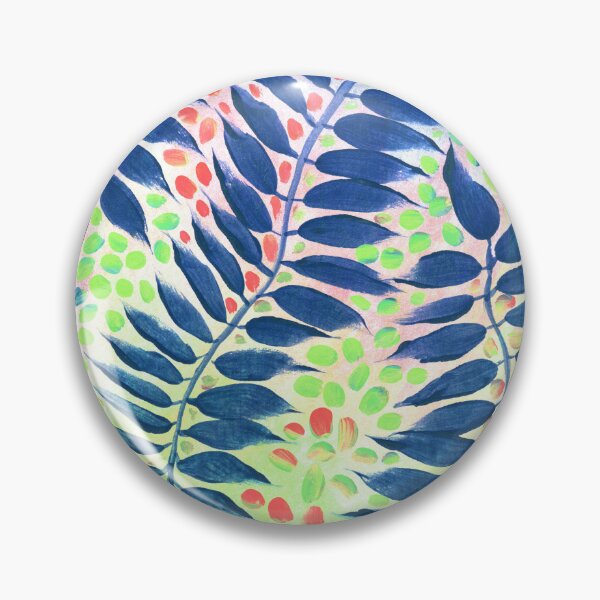 Item preview, Radiant Leaves - Blue Green Orange designed and sold by BlueZenStudio.