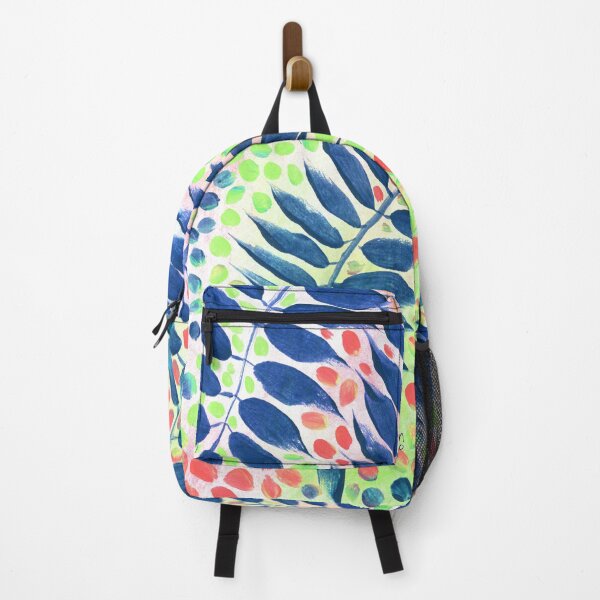 Item preview, Radiant Leaves - Blue Green Orange designed and sold by BlueZenStudio.