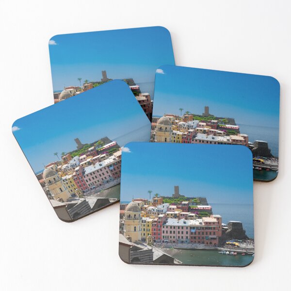Item preview, View on the cliff town of Vernazza, one of the colorful Cinque Terre on the Italian west coast designed and sold by Dolfilms.