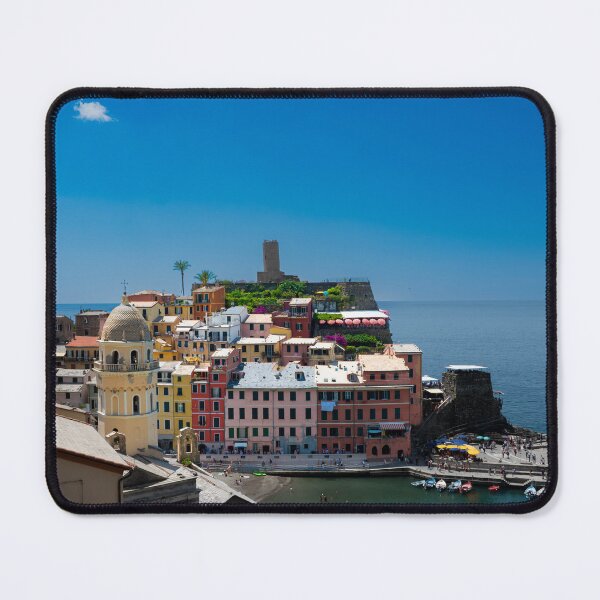 Item preview, View on the cliff town of Vernazza, one of the colorful Cinque Terre on the Italian west coast designed and sold by Dolfilms.
