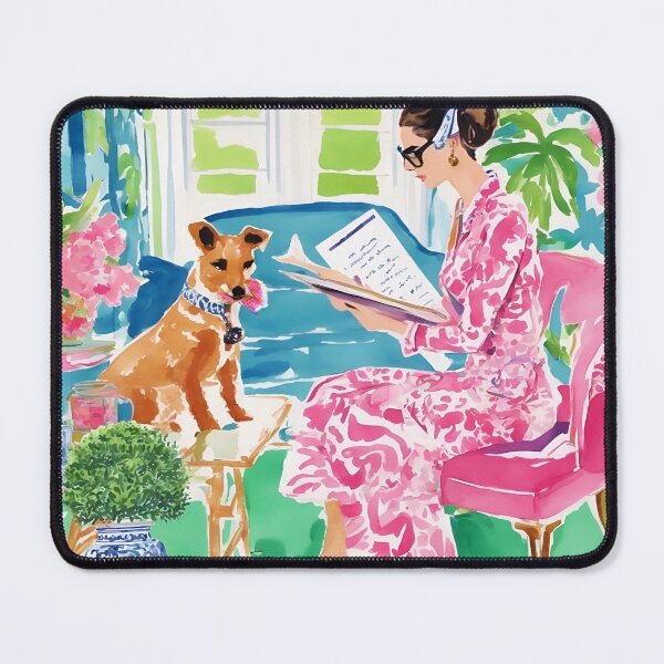 Item preview, Good listener, whimsical watercolor art designed and sold by SophieClimaArt.