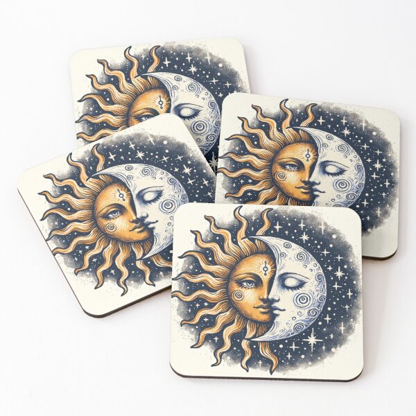 Item preview, Vintage Sun and Moon Solar Eclipse designed and sold by Odd World.