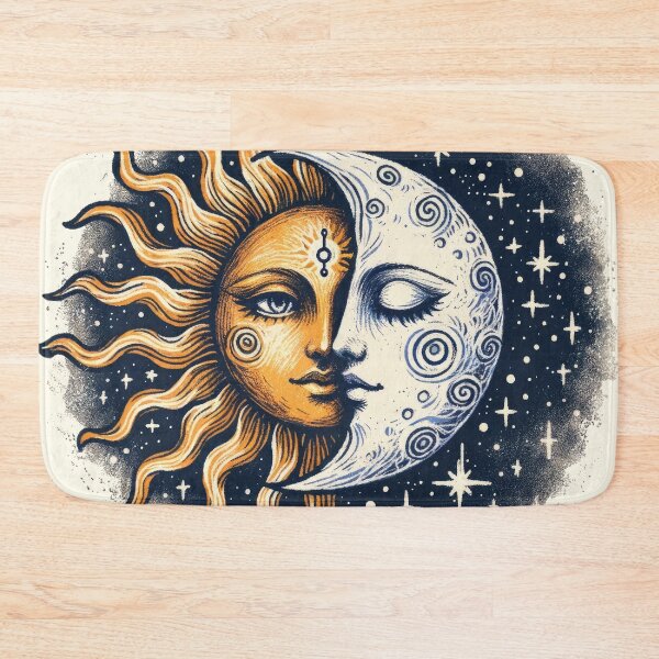 Item preview, Vintage Sun and Moon Solar Eclipse designed and sold by Odd World.