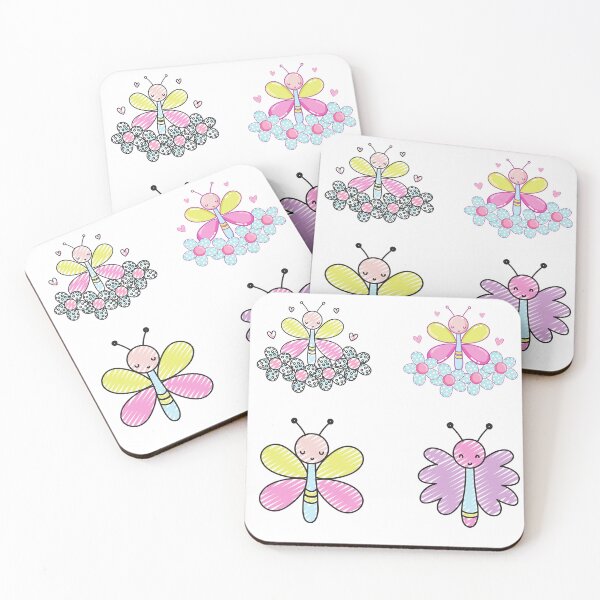 Item preview, Beautiful illustrations of tiny butterflies designed and sold by huape.