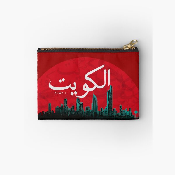 Item preview, Kuwait - Highly Detailed Skyline Of Kuwait City And Arabic Word AlKuwait by Craitza designed and sold by House of Sadu by Craitza.