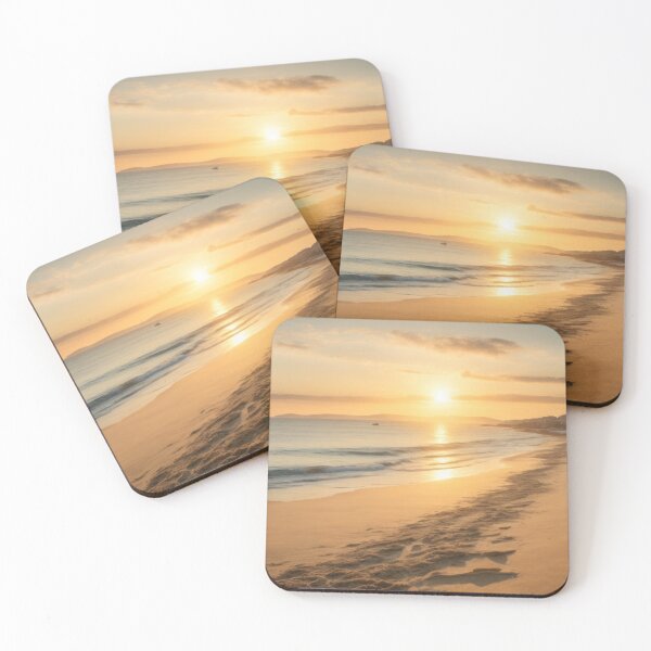 Item preview, Beautiful sunrise on the beach, summer, wallpaper designed and sold by Damian Sobczyk.