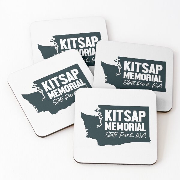 Item preview, Kitsap Memorial State Park Washington Map designed and sold by bivenart.